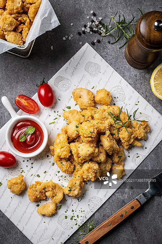 台式盐酥鸡图片素材