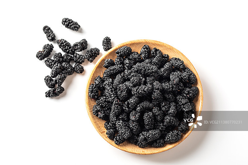 天然桑葚干图片素材