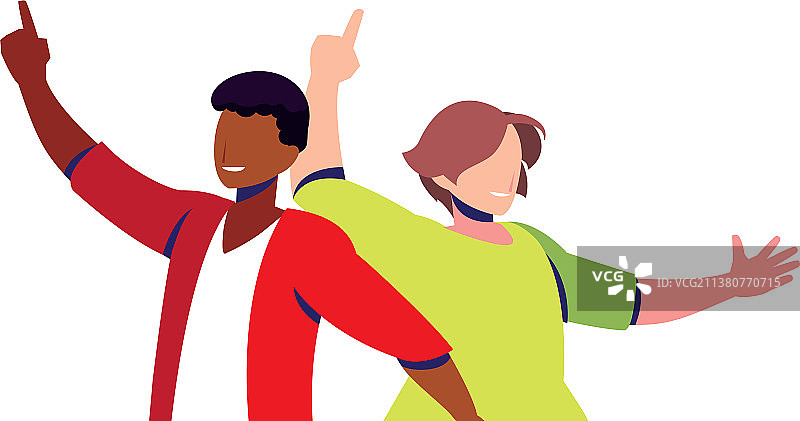 舞蹈派对俱乐部场景人物舞蹈姿势图片素材