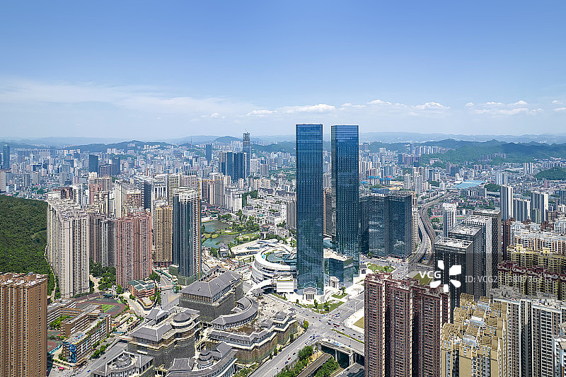 贵阳花果园全景图片素材