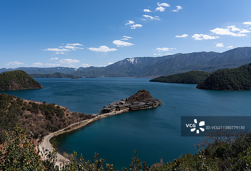 泸沽湖·里格观景台图片素材