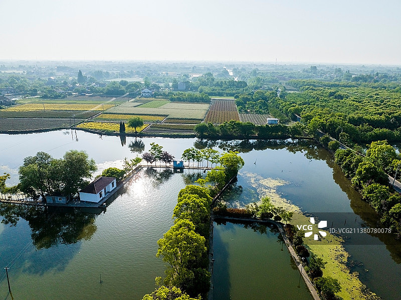 芜湖市鸠江区清水河周边风景图片素材