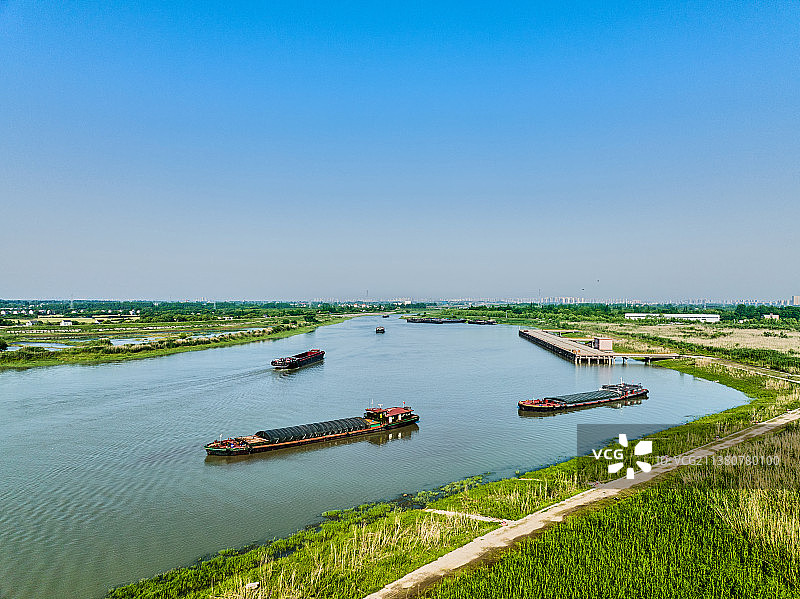 芜湖市鸠江区清水河周边风景图片素材