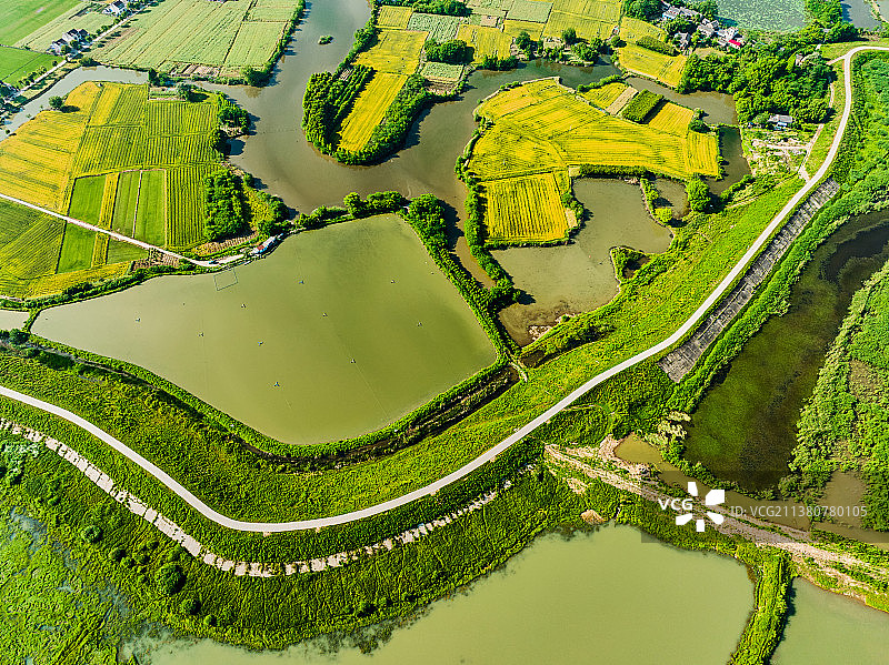 芜湖市鸠江区清水河周边风景图片素材