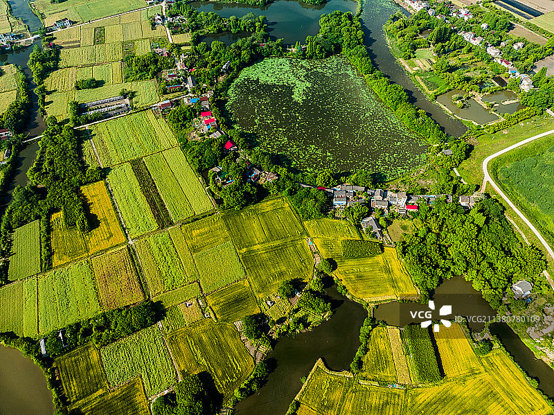 芜湖市鸠江区清水河周边风景图片素材