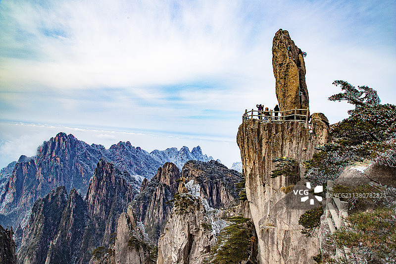 黄山奇石/飞来石图片素材