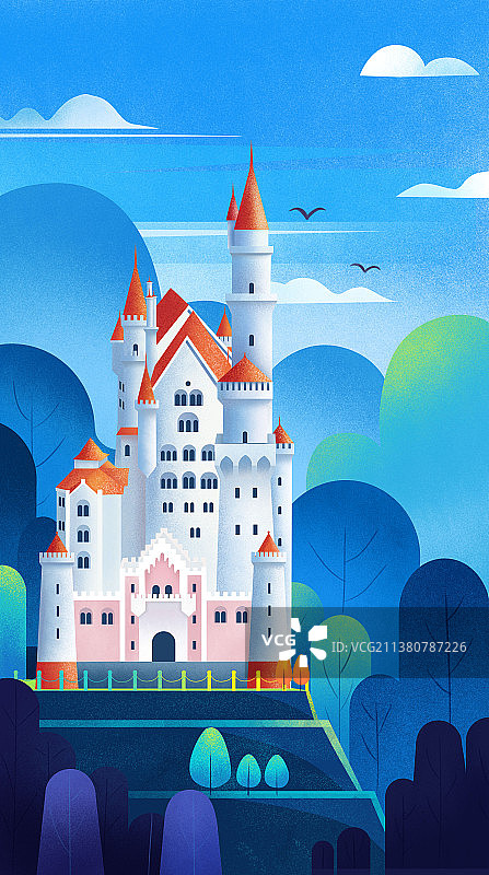 城堡建筑图片素材