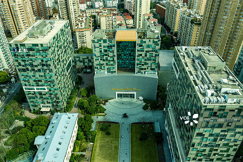 航拍上海电影博物馆图片素材