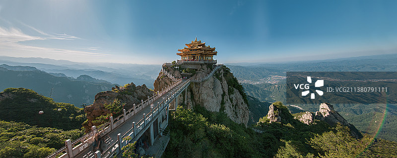 河南洛阳老君山，金殿全景图片素材
