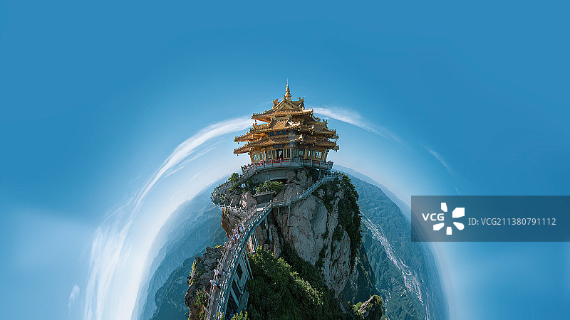 天上宫阙—河南老君山金殿奇观图片素材