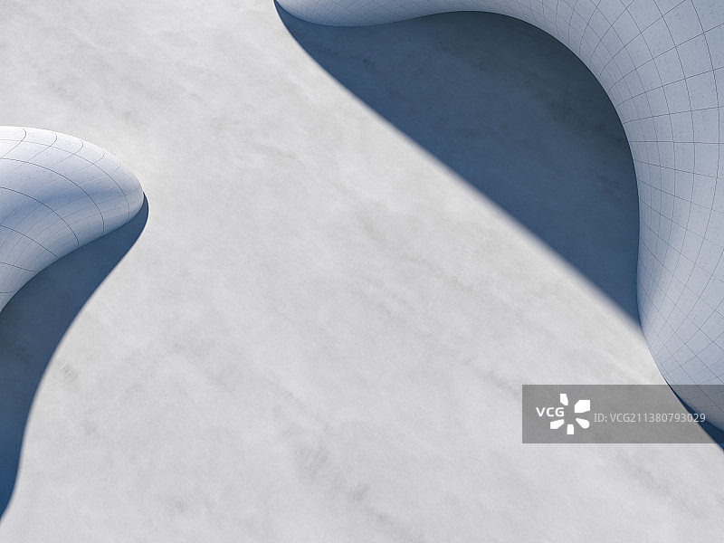 航拍剧院建筑——汽车广告背景图片素材