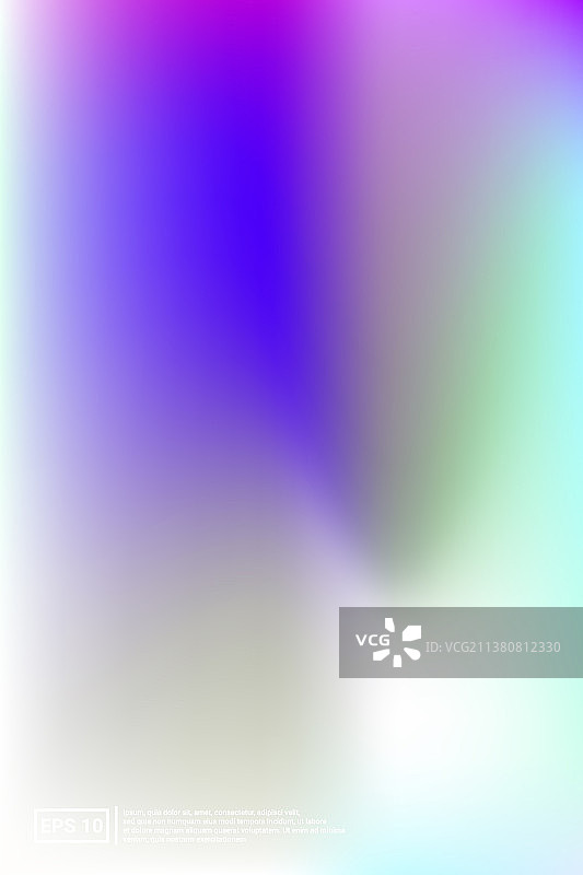 彩虹色模糊渐变网格图片素材