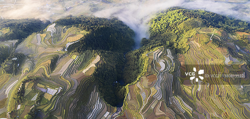 贵州贵定县腊利梯田图片素材