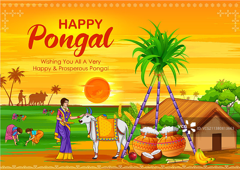 丰收节泰米尔节日图片素材