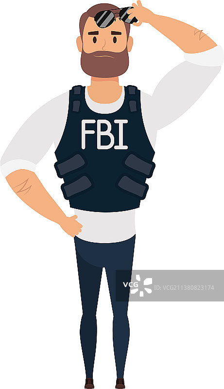 留着胡子的年轻男子图片素材