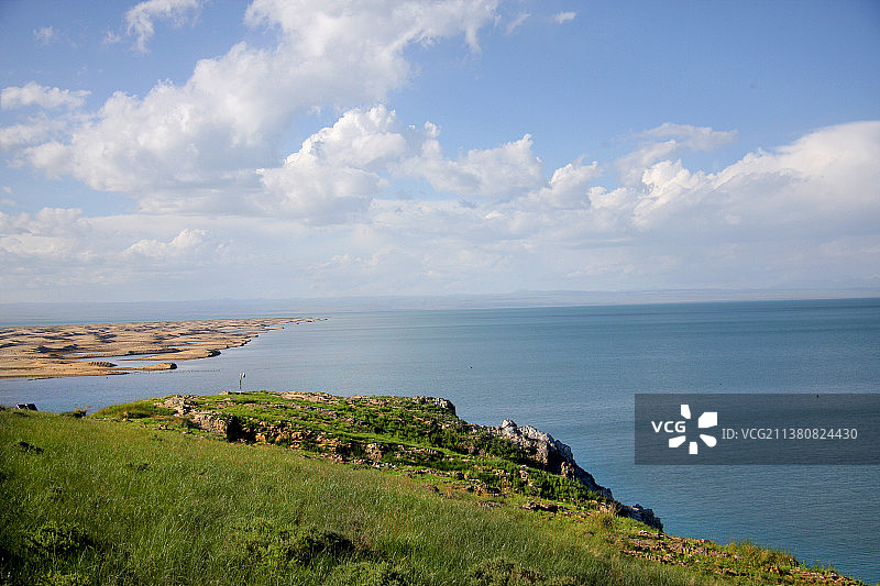青海湖鸟岛风光图片素材