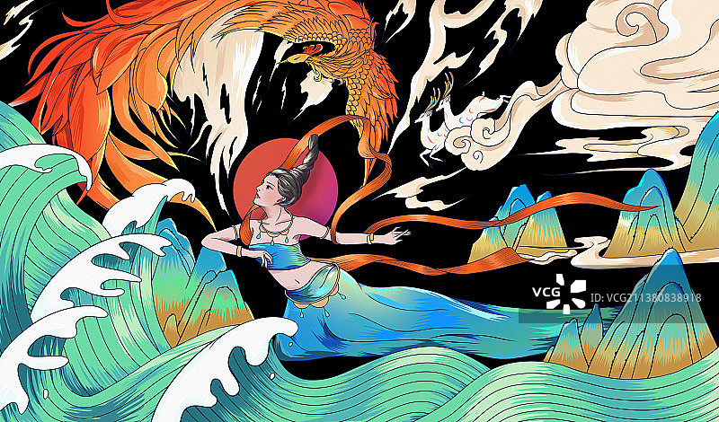 洛神赋图片素材