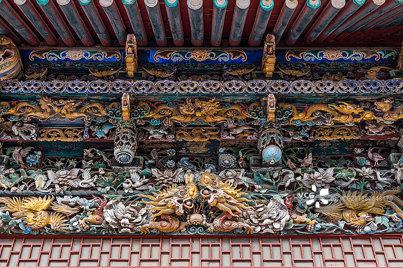 中国河南开封山陕甘会馆风光图片素材