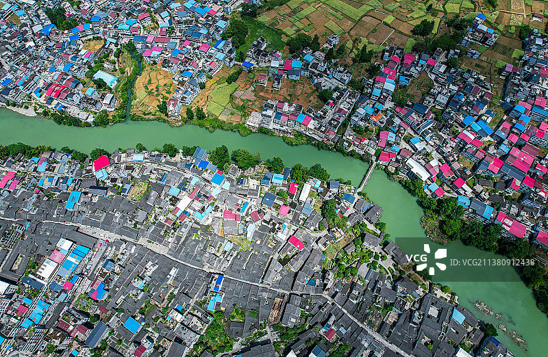重庆历史文化名镇，酉阳龙潭古镇图片素材