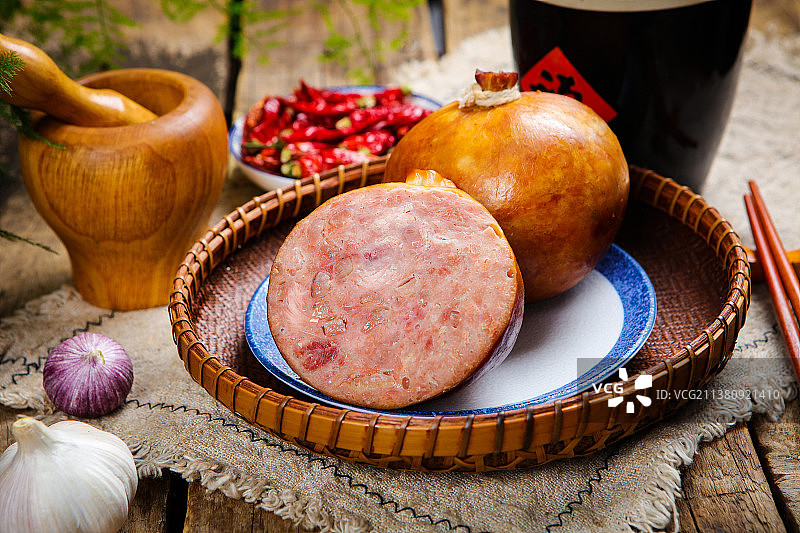 美味营养的香肚图片素材