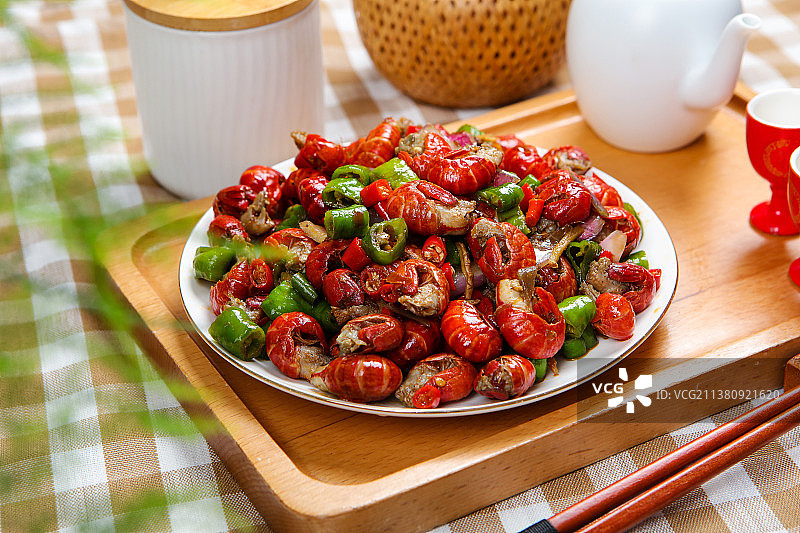 香辣龙虾尾图片素材