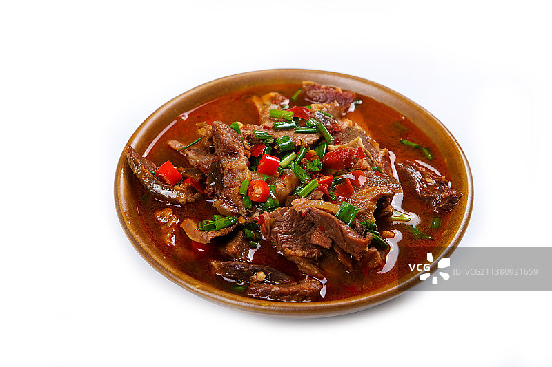 香辣水煮驴肉图片素材