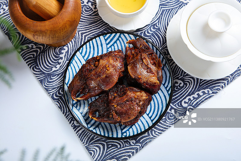 美味好吃的香辣兔头图片素材