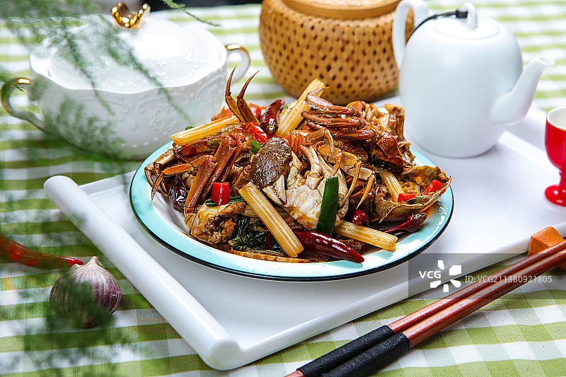 好吃营养的香辣蟹图片素材
