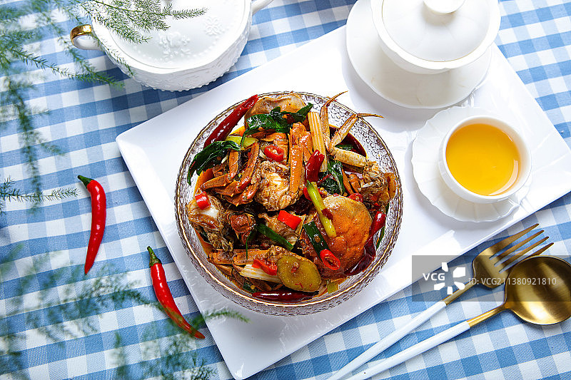 好吃营养的香辣蟹图片素材