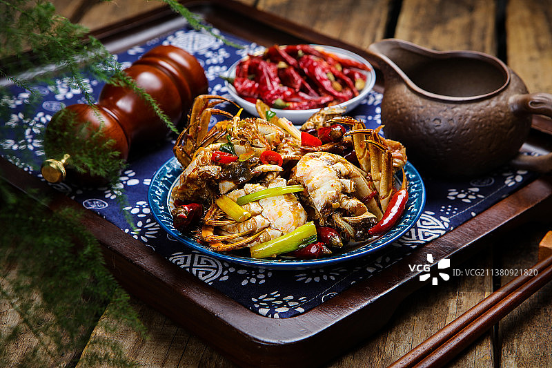 好吃营养的香辣蟹图片素材