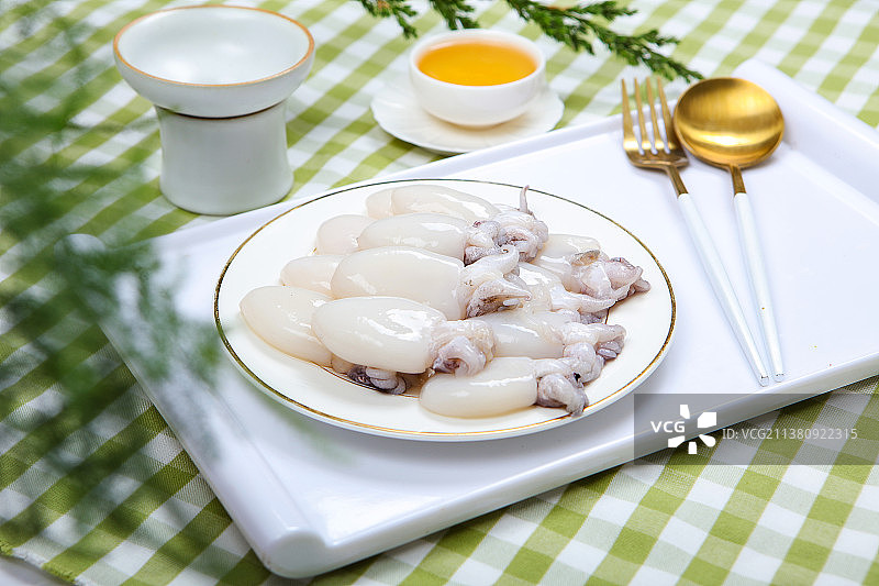 鲜美好吃的小墨鱼图片素材