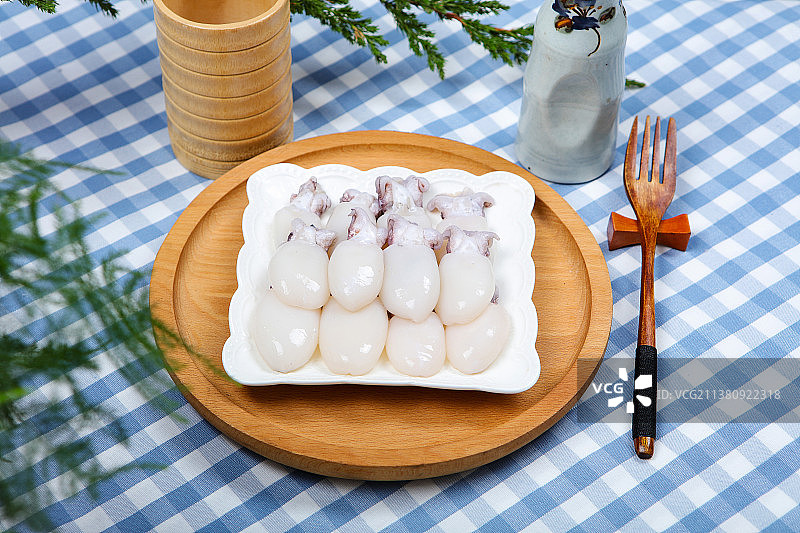 鲜美好吃的小墨鱼图片素材