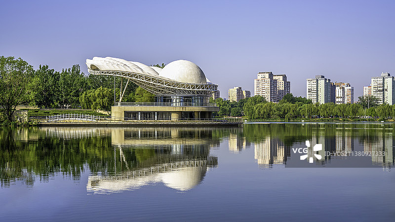 朝阳公园风光图片素材
