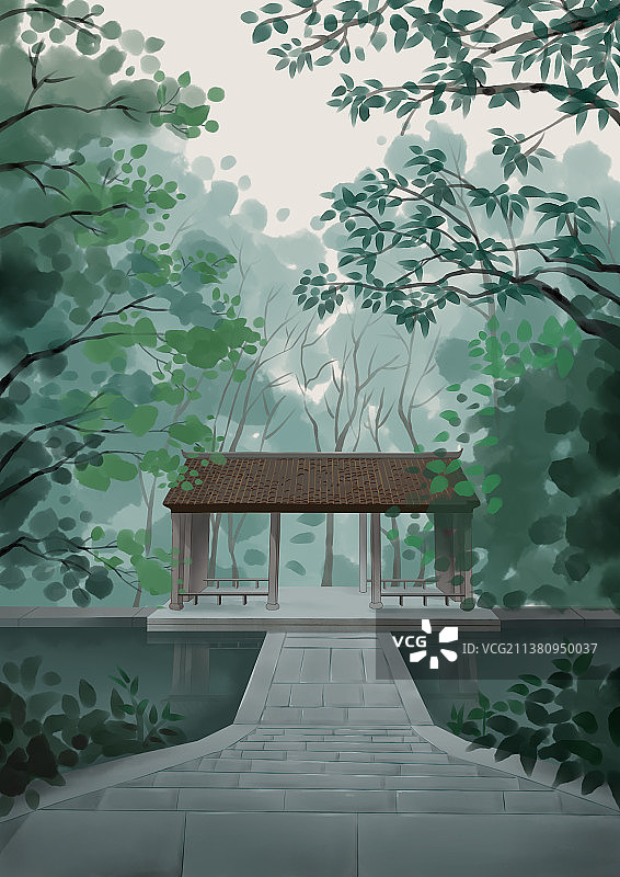 杭州虎跑公园图片素材