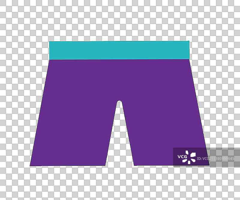 卡通的彩色短裤图片素材