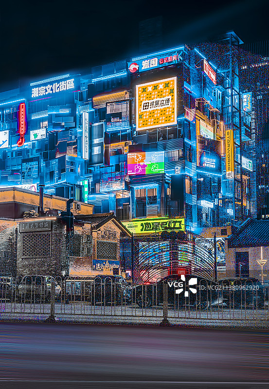 潮宗街夜景图片素材