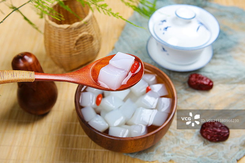 椰子果肉罐头图片素材