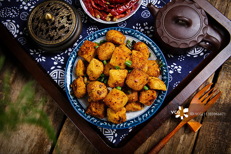 油炸臭豆腐图片素材