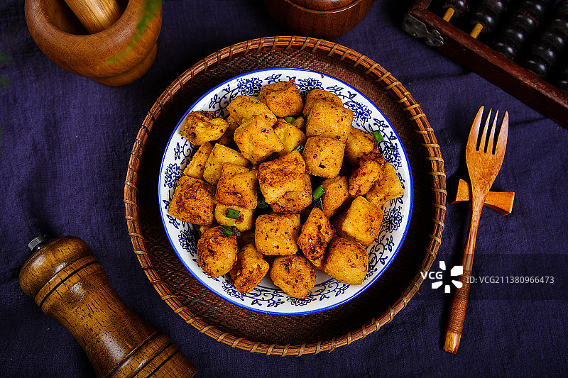 油炸臭豆腐图片素材