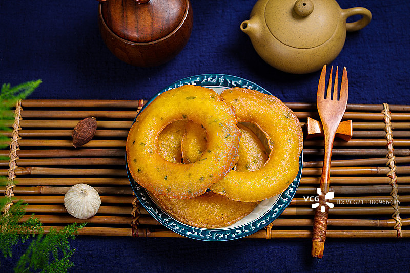 油炸葱油饼图片素材