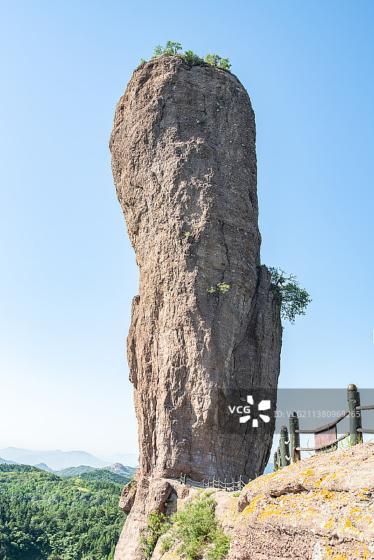 承德棒槌山特写图片素材