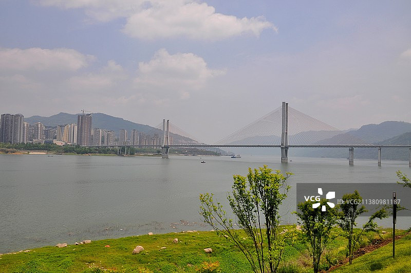 重庆云阳长江大桥图片素材