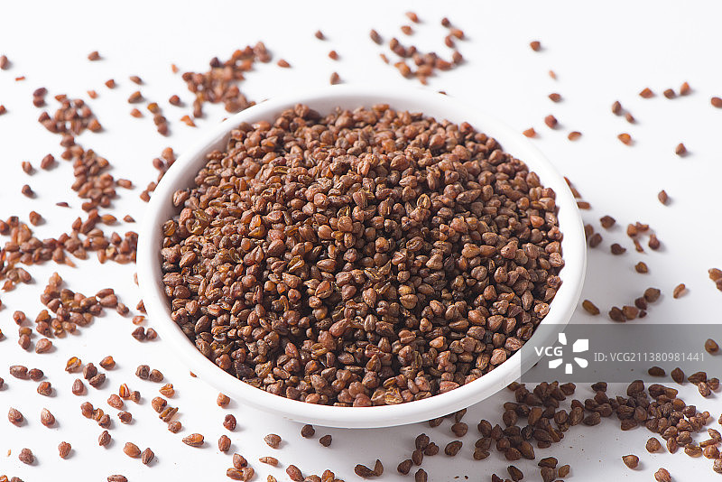 白色背景上的荞麦图片素材