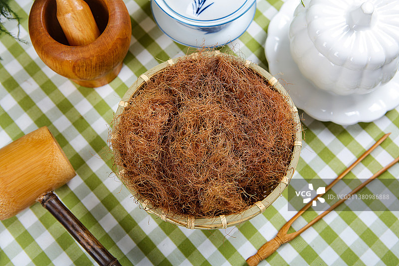 健康好喝的玉米须茶图片素材