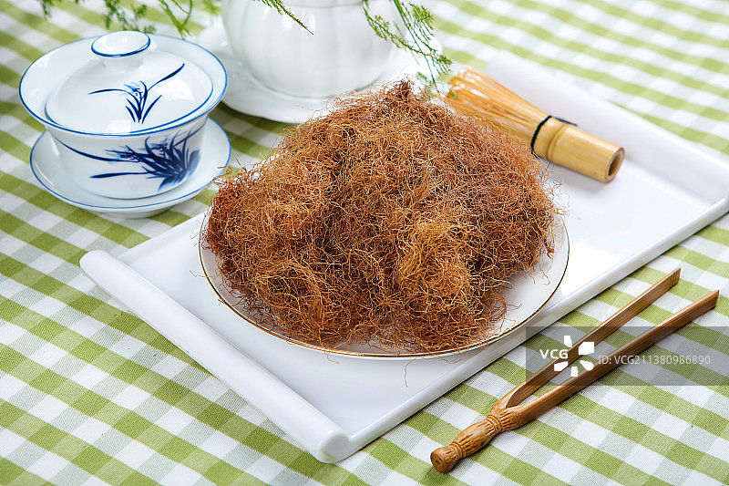 健康好喝的玉米须茶图片素材