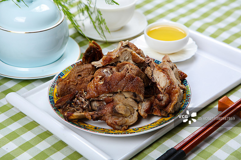 鲜香美味的蒸香鸭图片素材