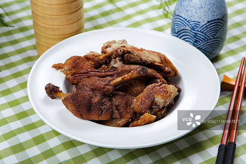 鲜香美味的蒸香鸭图片素材