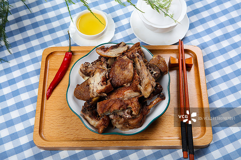 鲜香美味的蒸香鸭图片素材