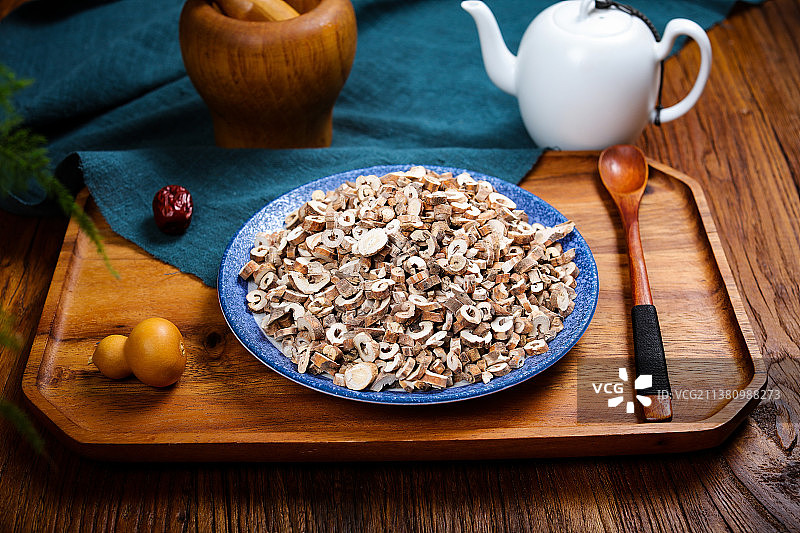 中药材丹皮图片素材