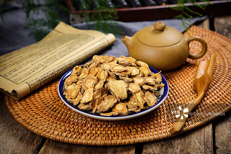 中药材防风图片素材